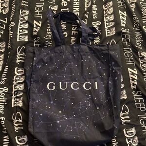 Gucci Navy Constellation Print Tote